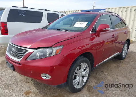 2010 Lexus Rx 450H from USA, damaged, VIN JTJBC1BA3A2025070